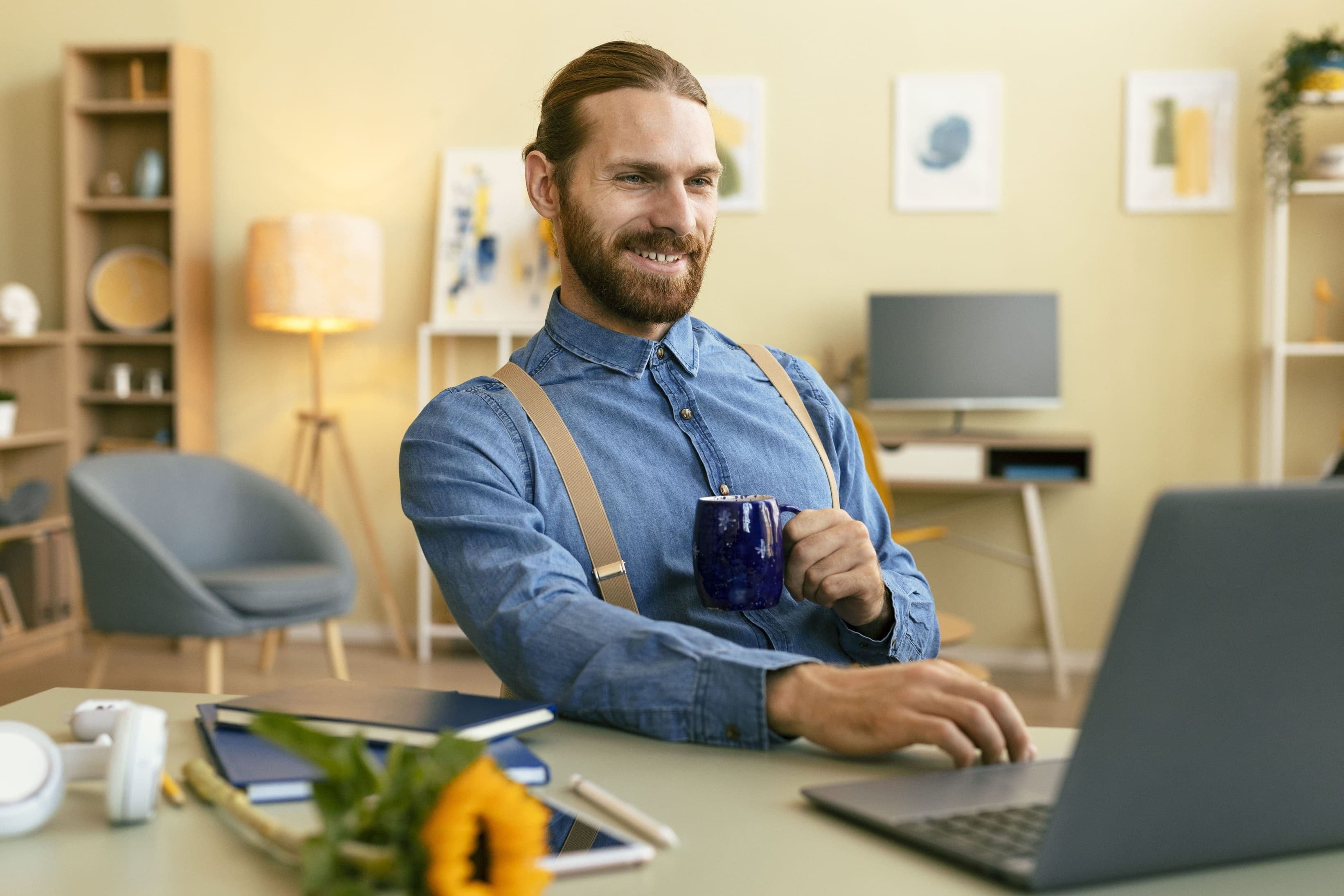 Expert-comptable concentré sur son ordinateur pour analyser les écarts de TVA et fiabiliser les déclarations avec Nautiles